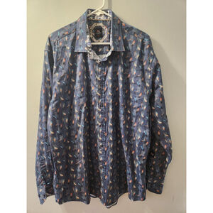 Di Nero Milano Men Long Sleeves Shirt Size XXL Pre-Owned